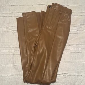 abercrombie skinny leather pants